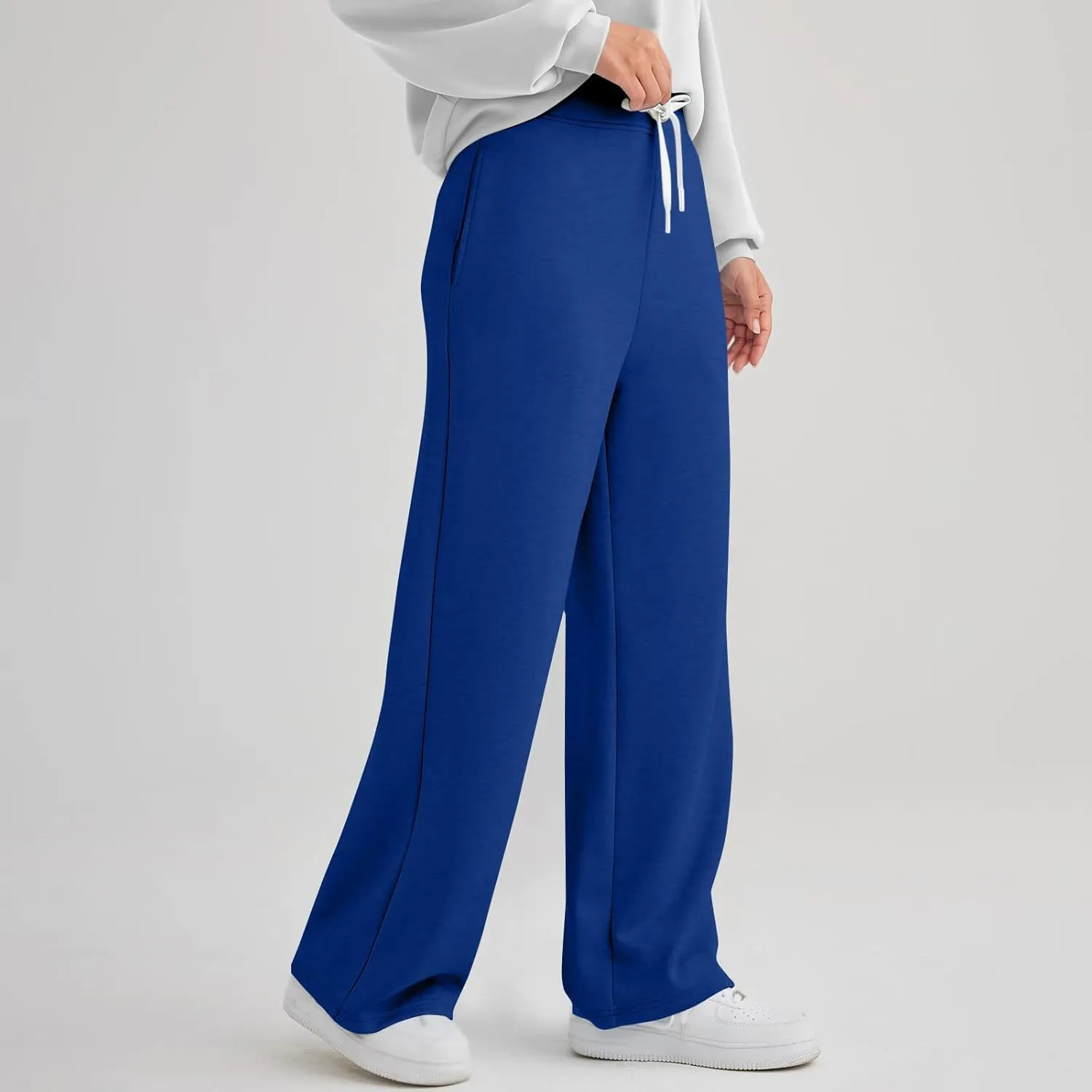 Women's High Waisted Sweatpants Workout Active Joggers Pants Baggy Lounge Bottoms Active Pants with Pockets