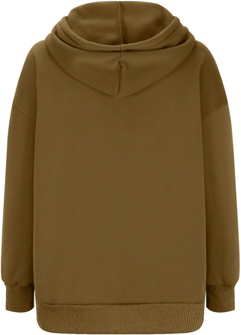 Womens Long Sleeve Tops Drawstring Pullover Tops Fall Lightweight Hoodies Loose Fit Business Casual Clothes Fall