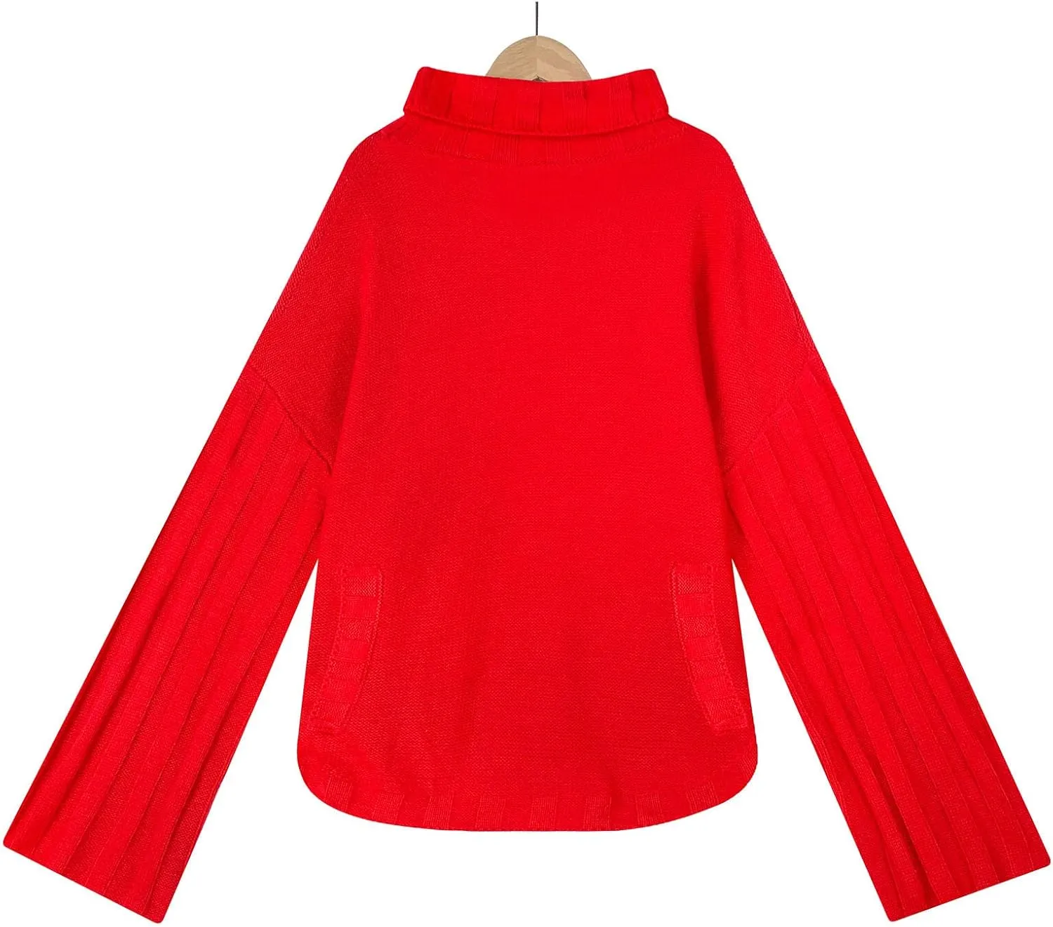 Women's Oversized Sweater Tops Long Sleeve Turtleneck Knit Jumper Solid Loose Dressy Pullover Blouse Tunic Tops