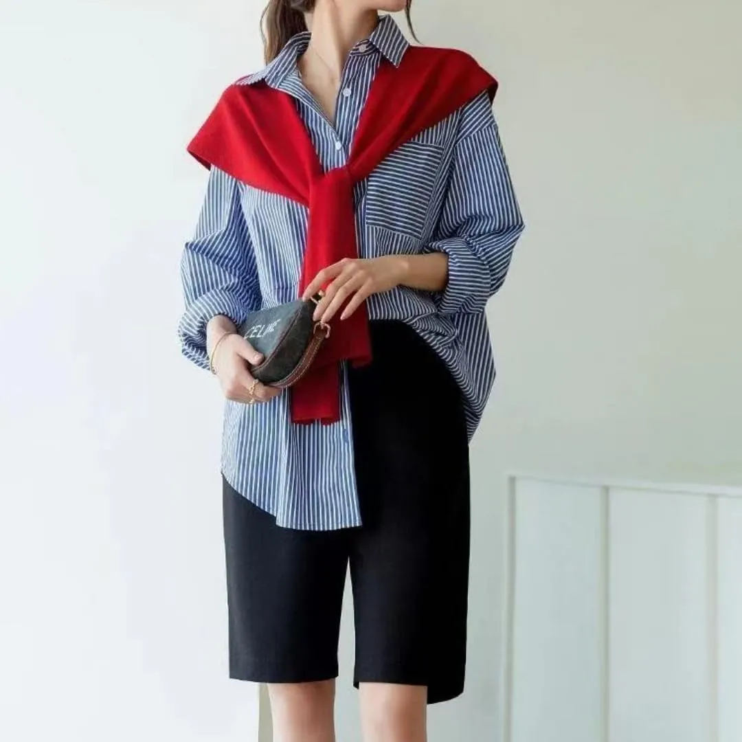 Women's Sweater Shawl Wraps Sleeves Knitted Collar Sweater Scarf Top Casual Lightweight Shoulder Cape Accessories