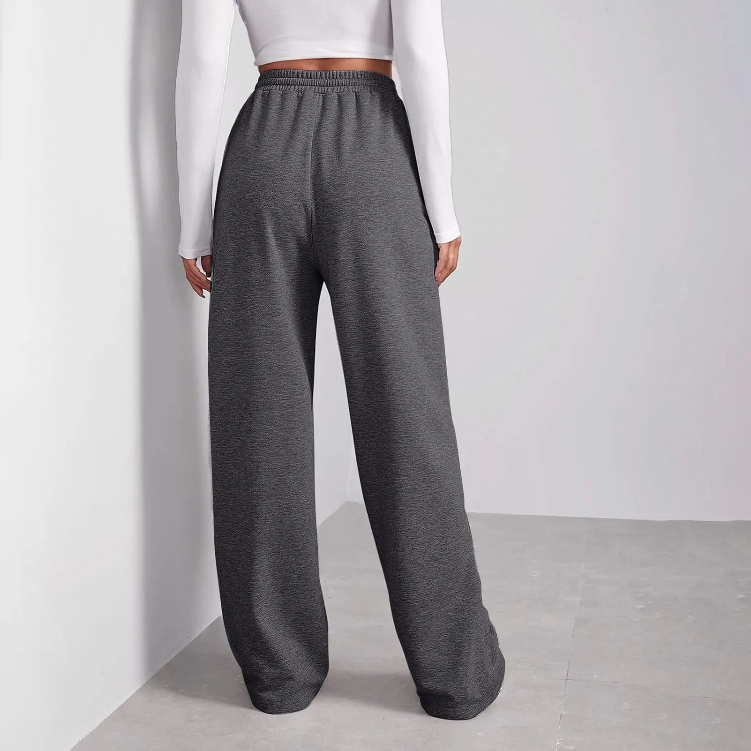 Womens Sweatpants Stretch Bottoms Plus Size Joggers Lounge Cute Thermal Running Loose Fit Pants Trousers