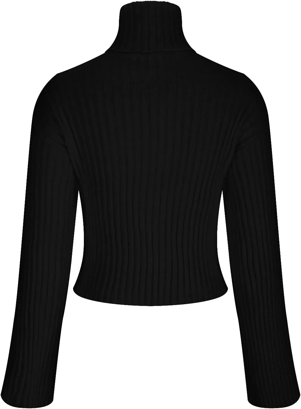 Women's Turtleneck Sweater Oversized Elasticity Fall Winter Fuzzy Knit Tops Soft Chunky Warm Pullover Sweater Tops
