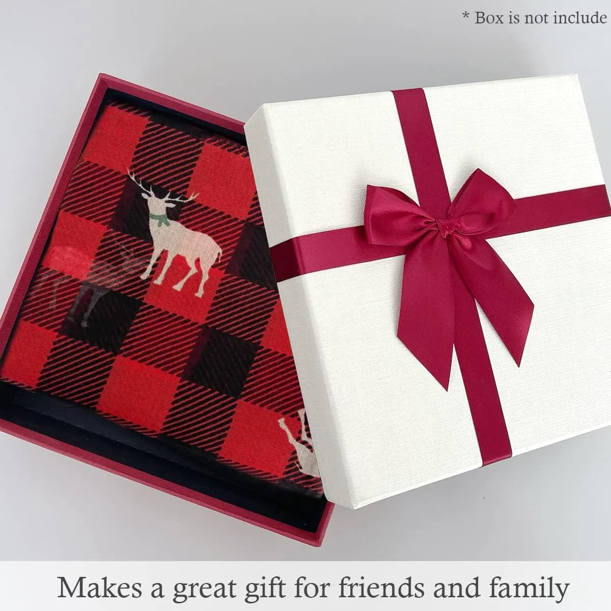 Wrapables Lightweight Winter Holiday Scarf