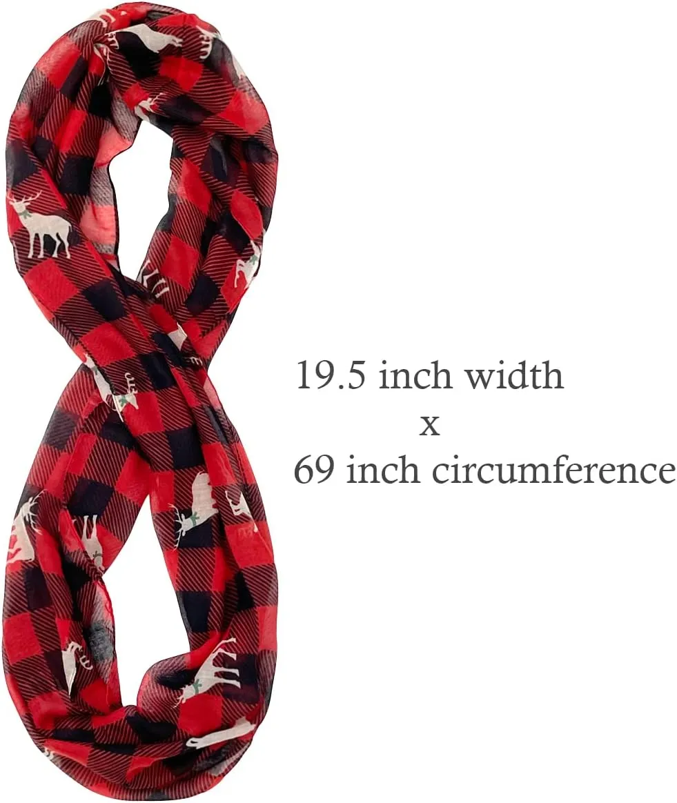 Wrapables Lightweight Winter Holiday Scarf