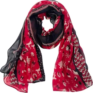 Wrapables Lightweight Winter Holiday Scarf