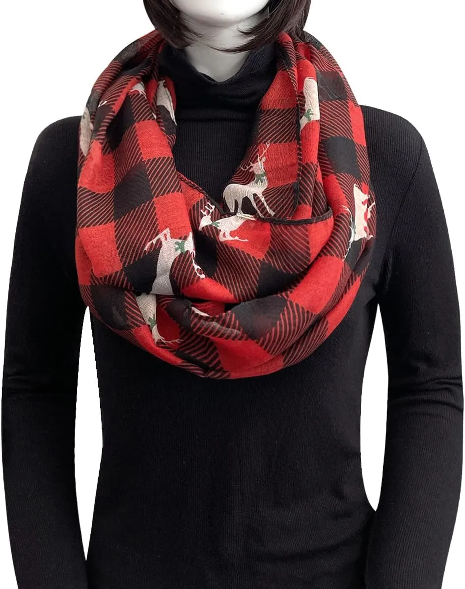Wrapables Lightweight Winter Holiday Scarf