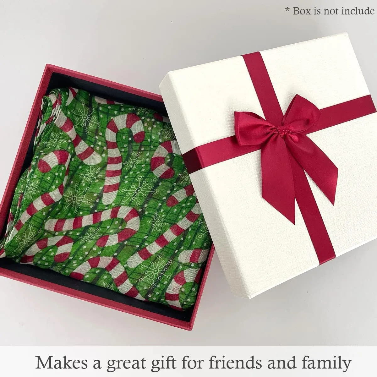 Wrapables Lightweight Winter Holiday Scarf