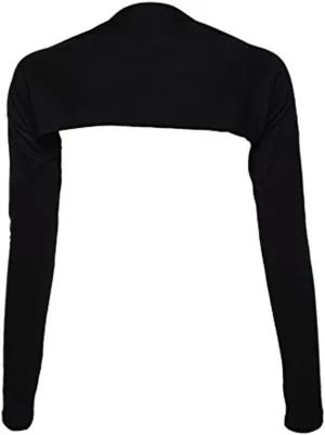 YEESAM Bolero Shrugs for Women Long Sleeve Arm Sleeves Hijab Accessories One Size